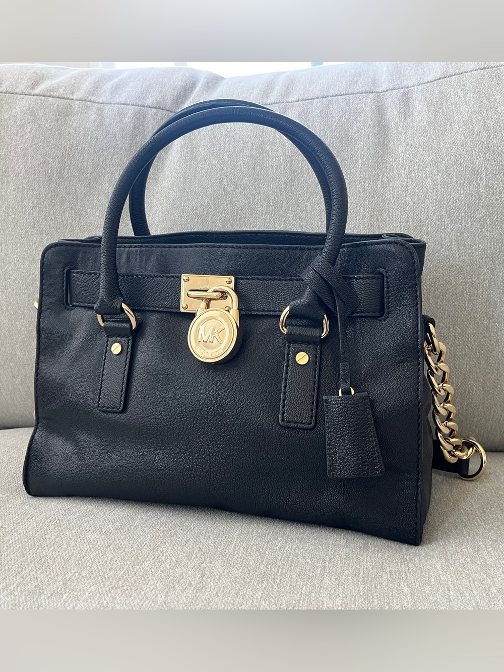 Michael Kors Hamilton Leather Satchel